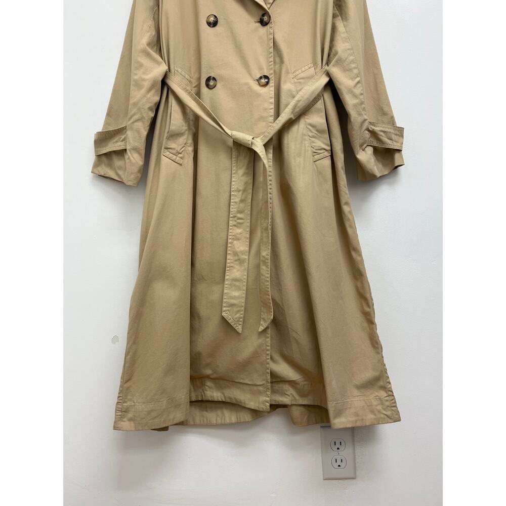 J. CREW Relaxed Heritage Double-Breasted Trench Coat Classic Chino - Small - Picture 9 of 15